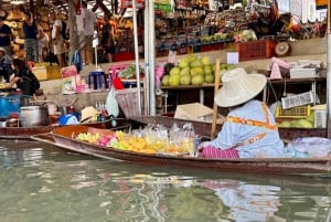 Bangkok : marché flottant et marché du train