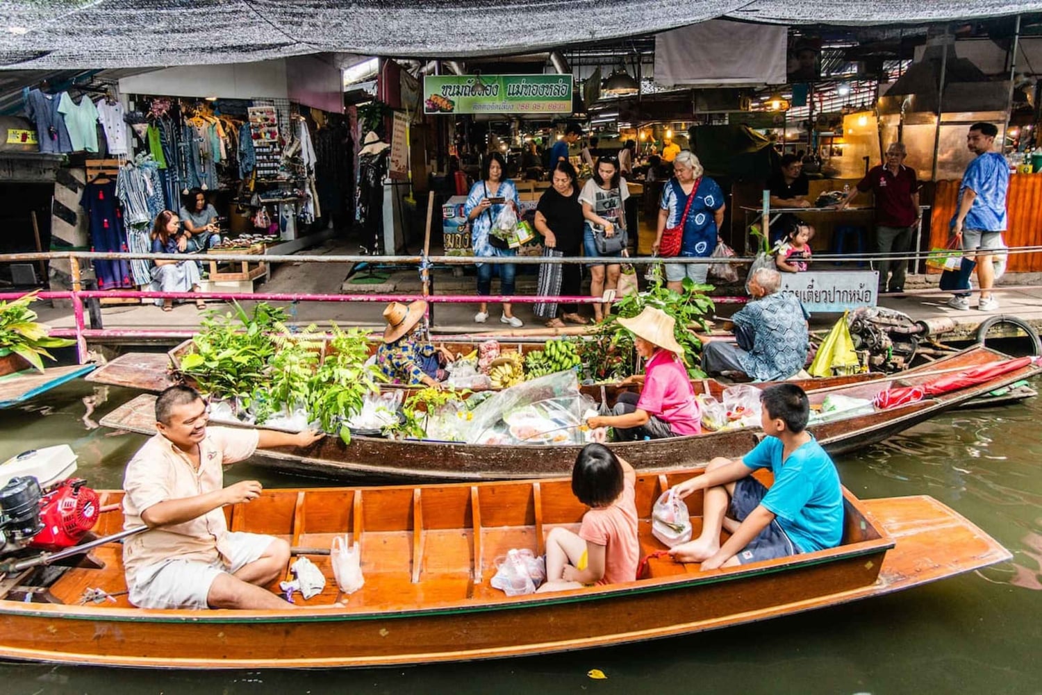 Bangkok Floating Market & Boat Ride to an Orchid Farm