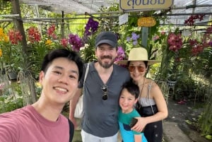 Bangkok Floating Market & Boat Ride to an Orchid Farm