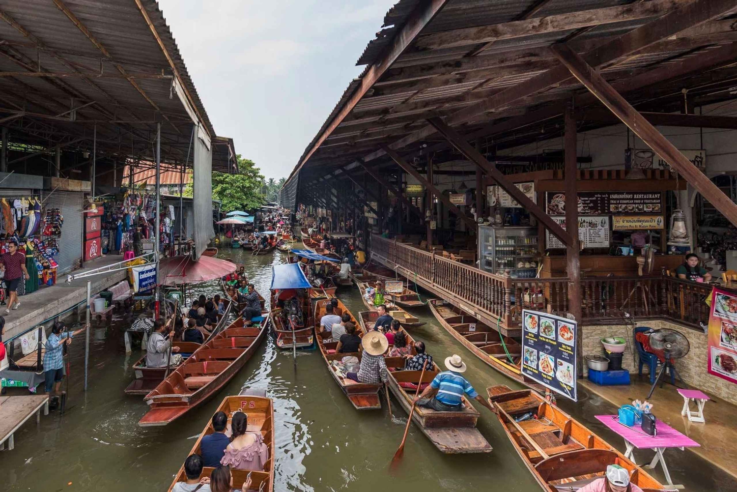 Bangkok: Drijvende markt & Maeklong Markten Privé Transfer