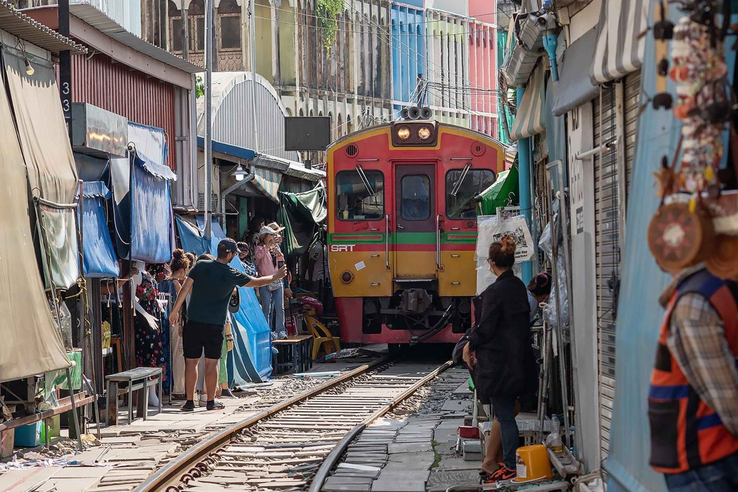 Bangkok: Flydende marked, Phra Pathom-pagoden og caféer