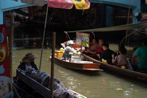 Bangkok: Flydende marked, Phra Pathom-pagoden og caféer