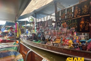 Bangkok: Floating Market, River Kwai, Railway Tour mit Mittagessen