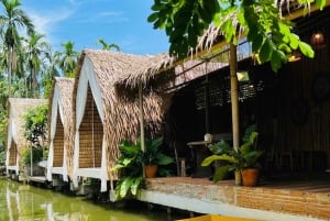 Bangkok: Tour zu schwimmenden Märkten, Wat Sam Phran und Cafés
