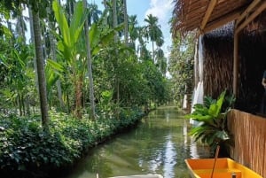 Bangkok: Tour zu schwimmenden Märkten, Wat Sam Phran und Cafés