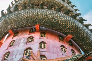 Bangkok: Tour zu schwimmenden Märkten, Wat Sam Phran und Cafés