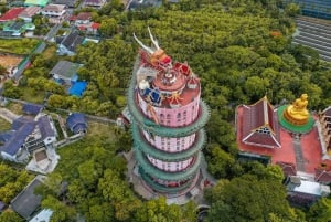 Bangkok: Tour zu schwimmenden Märkten, Wat Sam Phran und Cafés