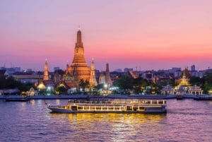 Bangkok: Mercato dei fiori e tour gastronomico serale in Tuk Tuk