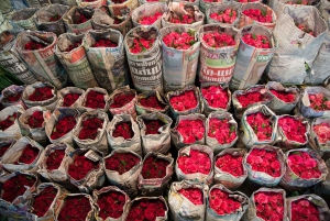 Bangkok: Mercado das flores e tour gastronómico noturno em Tuk Tuk