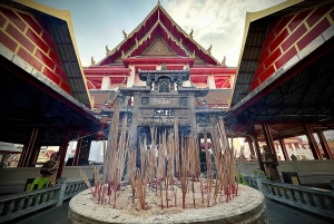 Bangkok: Flower Market, Heritage Short Tour with Thai Buffet