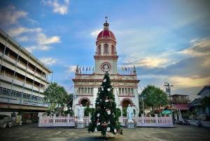 Bangkok: Flower Market, Heritage Short Tour with Thai Buffet