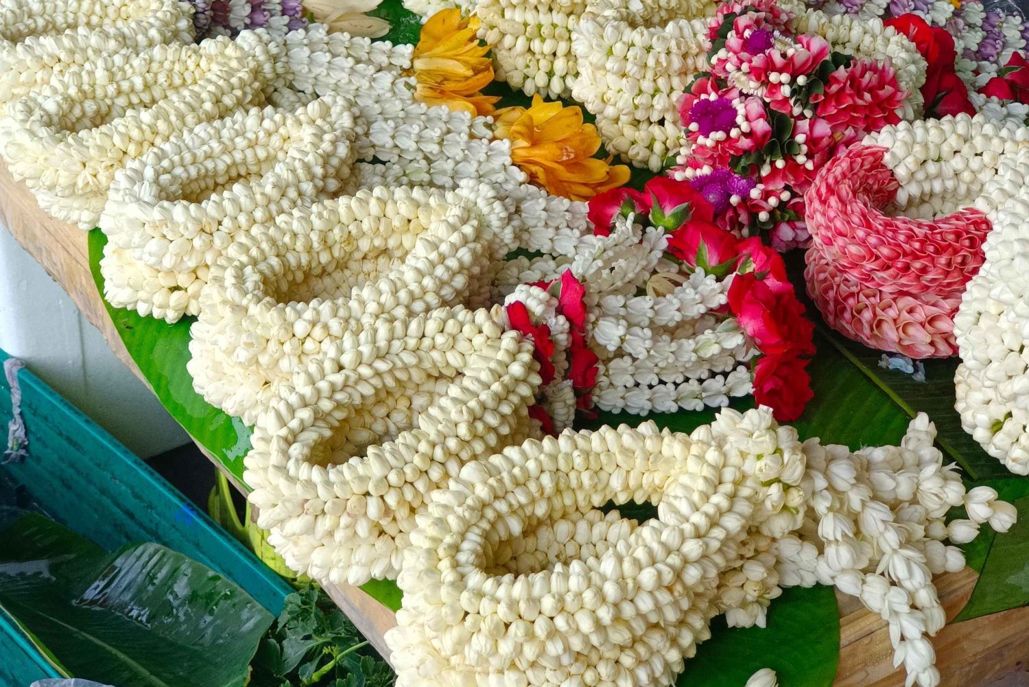 Bangkok: Blomstermarked, tempel og velsignelse fra en munk