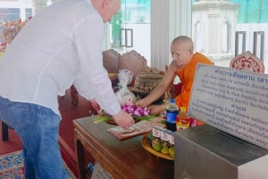 Bangkok: Blomstermarked, tempel og velsignelse fra en munk
