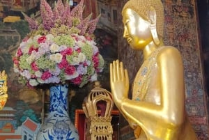 Bangkok: Blomstermarked, tempel og velsignelse fra en munk