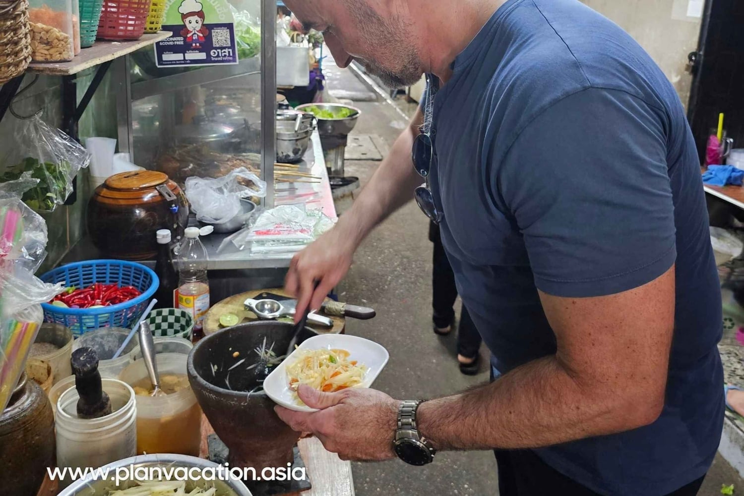 Bangkok : visite d'une jounée à pied en mini-groupe