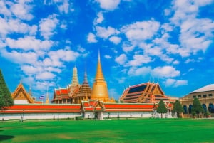 Bangkok: Halvdagstur med Grand Palace og Smaragdbuddhaen
