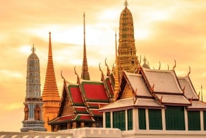 Bangkok: Półdniowa wycieczka do Wielkiego Pałacu i Szmaragdowego Buddy