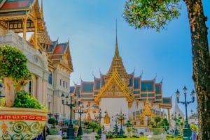 Bangkok: Halvdagstur med Grand Palace og Smaragdbuddhaen