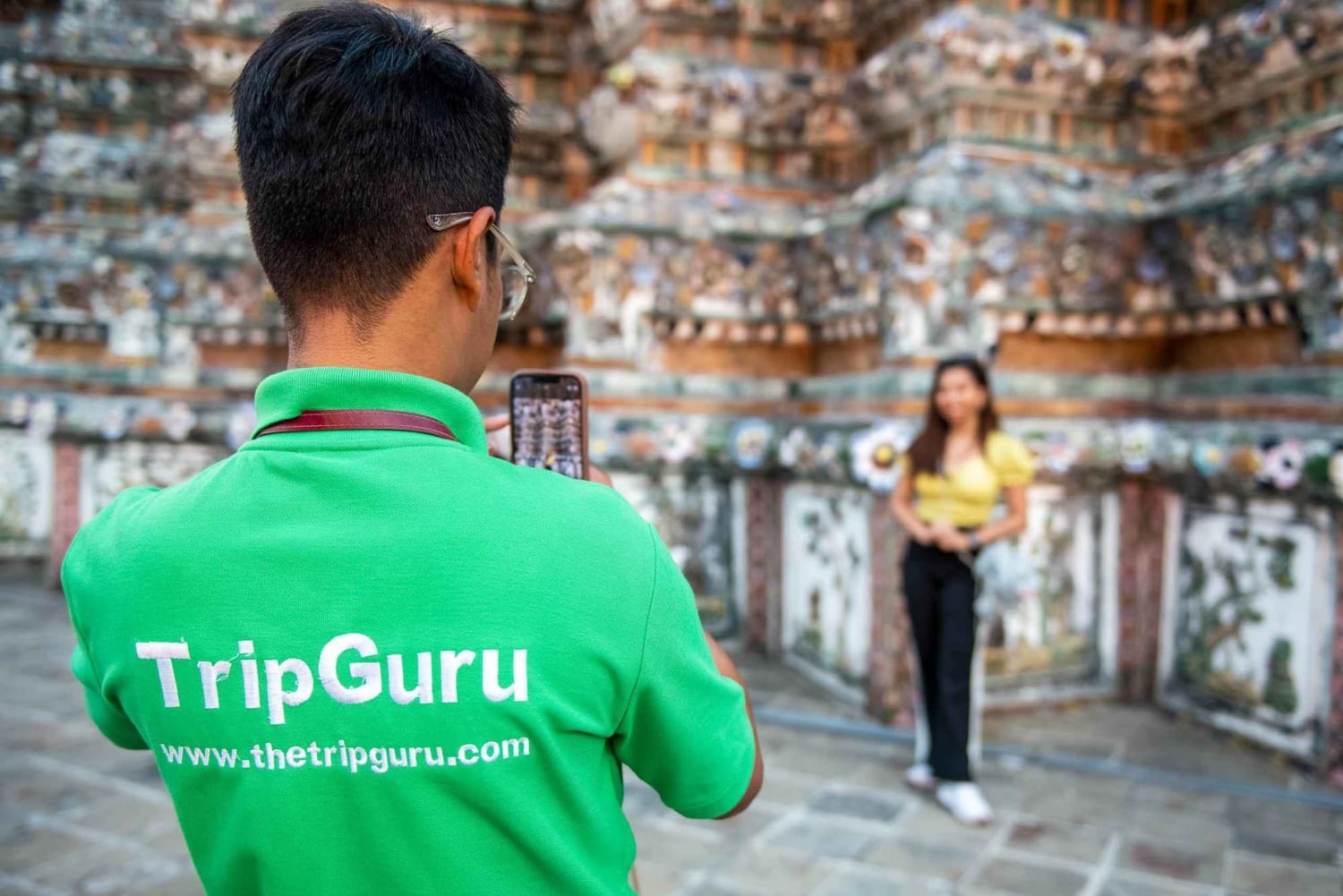 Bangkok: Grand Palace og Wat Arun - guidet fottur med guide