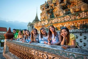 Bangkok: Grand Palace og Wat Arun - guidet fottur med guide