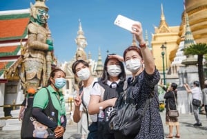 Bangkok: Grand Palace og Wat Arun - guidet fottur med guide