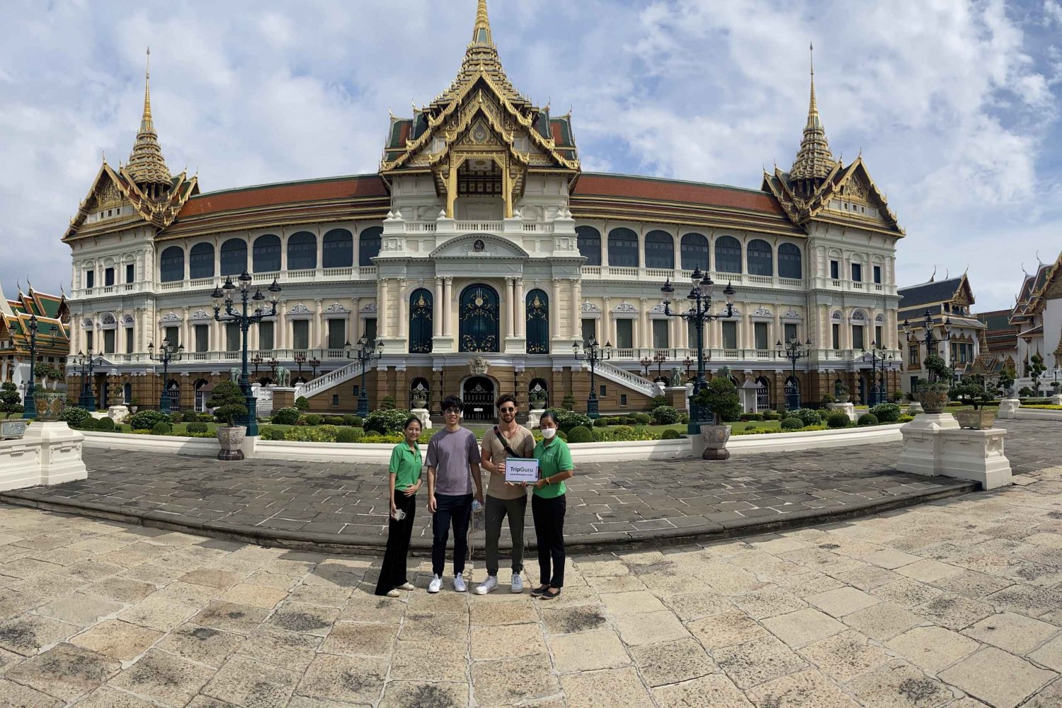 Bangkokissa: Bangkok: Suuri palatsi ja Wat Phra Kaew Opastettu kävelykierros: Grand Palace ja Wat Phra Kaew
