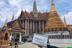 Bangkokissa: Bangkok: Suuri palatsi ja Wat Phra Kaew Opastettu kävelykierros: Grand Palace ja Wat Phra Kaew