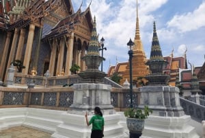 Bangkok: Wielki Pałac i Wat Phra Kaew - wycieczka piesza z przewodnikiem