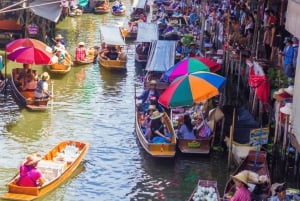 Бангкок: однодневная экскурсия по Большому дворцу и плавучему рынку с трансфером