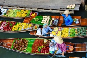 Бангкок: однодневная экскурсия по Большому дворцу и плавучему рынку с трансфером