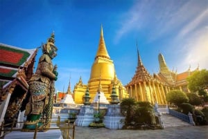 Бангкок: однодневная экскурсия по Большому дворцу и плавучему рынку с трансфером