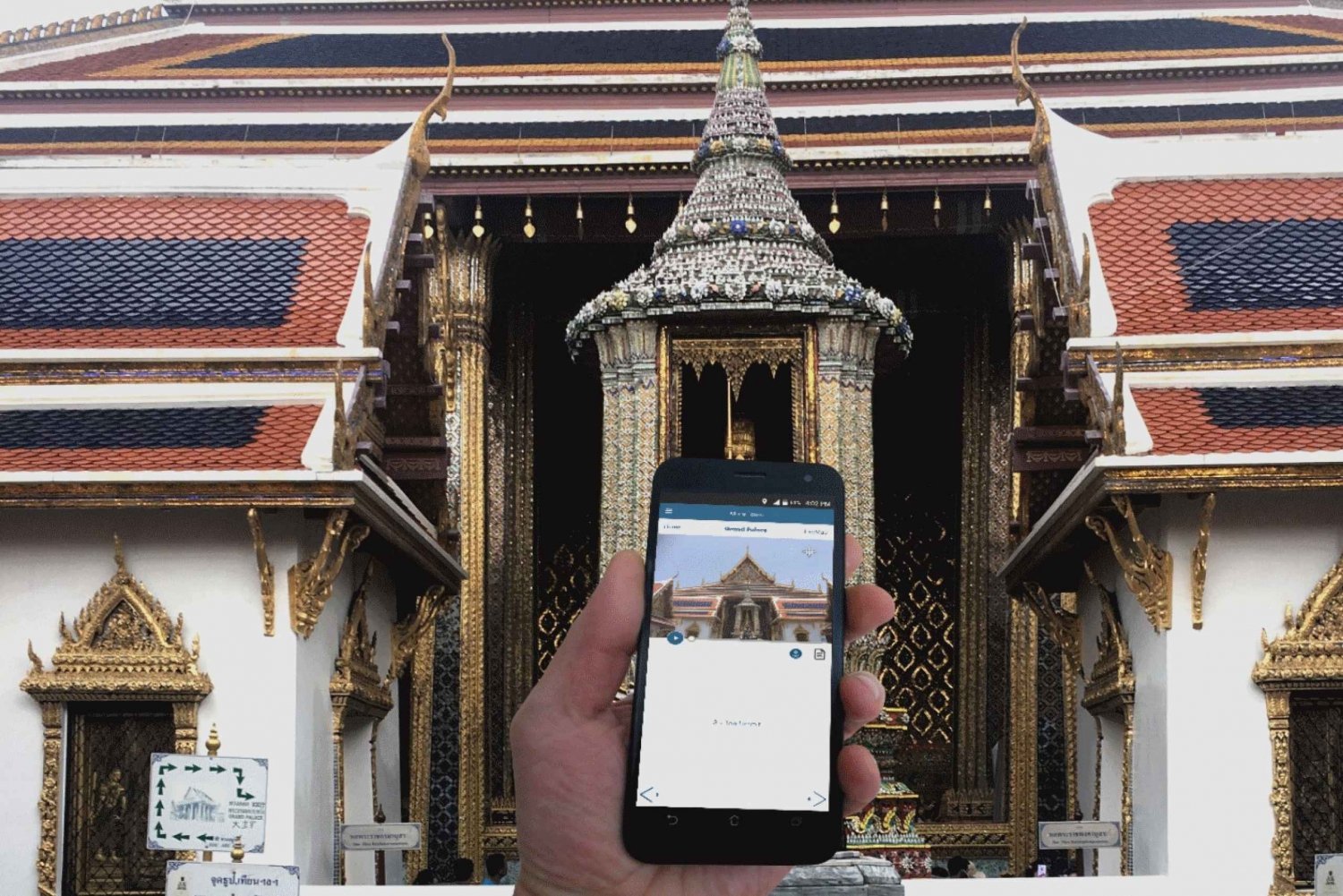 Bangkok: Visita autoguiada a pie del Gran Palacio