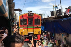 Bangkok: Großer Palast, Zug & Schwimmender Markt