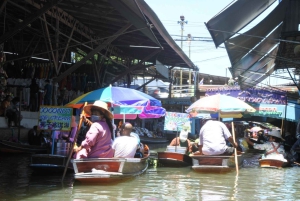 Bangkok: Großer Palast, Zug & Schwimmender Markt