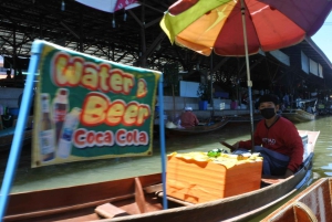 Bangkok: Großer Palast, Zug & Schwimmender Markt