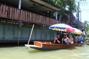 Bangkok: Großer Palast, Zug & Schwimmender Markt