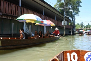 Bangkok: Großer Palast, Zug & Schwimmender Markt