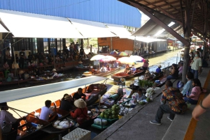 Bangkok: Großer Palast, Zug & Schwimmender Markt