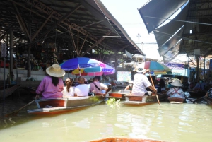 Bangkok: Großer Palast, Zug & Schwimmender Markt