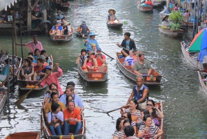 Bangkok: Großer Palast, Zug & Schwimmender Markt