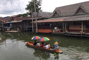 Bangkok: Großer Palast, Zug & Schwimmender Markt