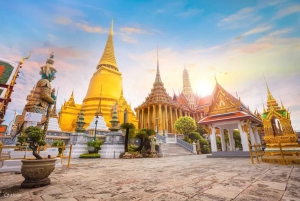 Bangkok: Grand Palace, Wat Pho og Wat Arun guidet tur