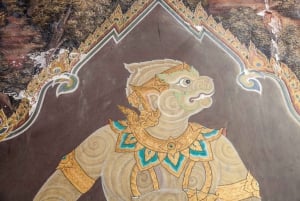 バンコク：グランド・パレス、列車＆フローティング・マーケット・ツアー