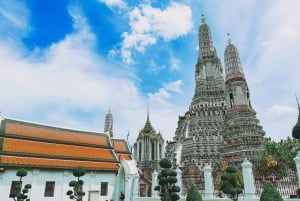 Bangkok: Tour a piedi del Grand Palace, del Wat Pho e del Wat Arun