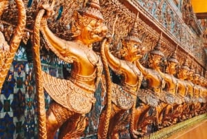 Bangkok: Tour a piedi del Grand Palace, del Wat Pho e del Wat Arun