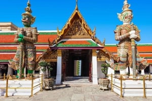 Bangkok: Gran Palacio, Wat Phrakaew, Wat Pho y espectáculo Khon.