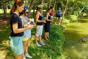 Bangkok: Green Oasis Guided Bike Tour with Boat Ride