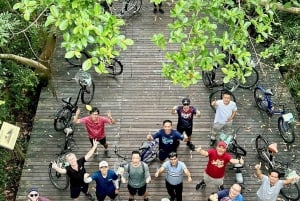 Bangkok: Green Oasis guidet cykeltur med bådtur