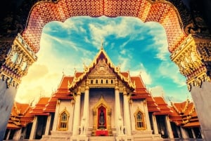 Bangkok: Tour di mezza giornata guidato della città con i templi