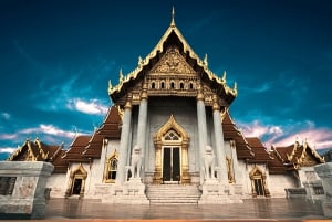 Bangkok: Tour di mezza giornata guidato della città con i templi